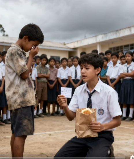 Jag stal min stackars klasskamrats lunch varje dag bara för att håna honom… tills jag upptäckte vem som verkligen var rik