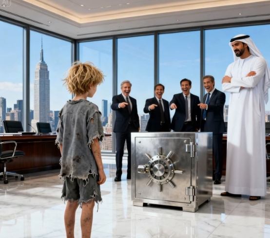 ”Öppna kassaskåpet och 100 miljoner dollar är dina!” skämtade miljonären – men den fattiga flickan överraskade honom helt…