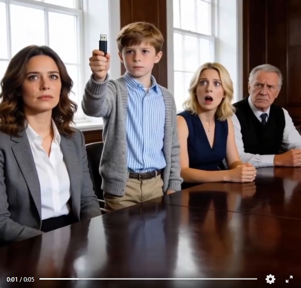 Min syster påstod att jag var borttagen ur testamentet.Min morbror skrattade och kallade mig värdelös.Sedan reste sig min son upp och spelade upp en video som ingen var redo för.