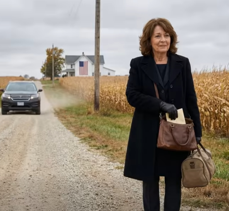 Efter att vi begravt min man körde min son mig till en lugn gata utanför stan och sa: ”Det är här du går ut. Huset och företaget är mitt nu.” Jag stod i dammet och höll hårt i min väska när han körde iväg utan att titta tillbaka. Ingen telefon. Inga kontanter. Och det var då jag insåg – jag var inte ensam. Jag var fri… men han hade ingen aning om vad jag hade lagt till innan hans pappa gick bort…