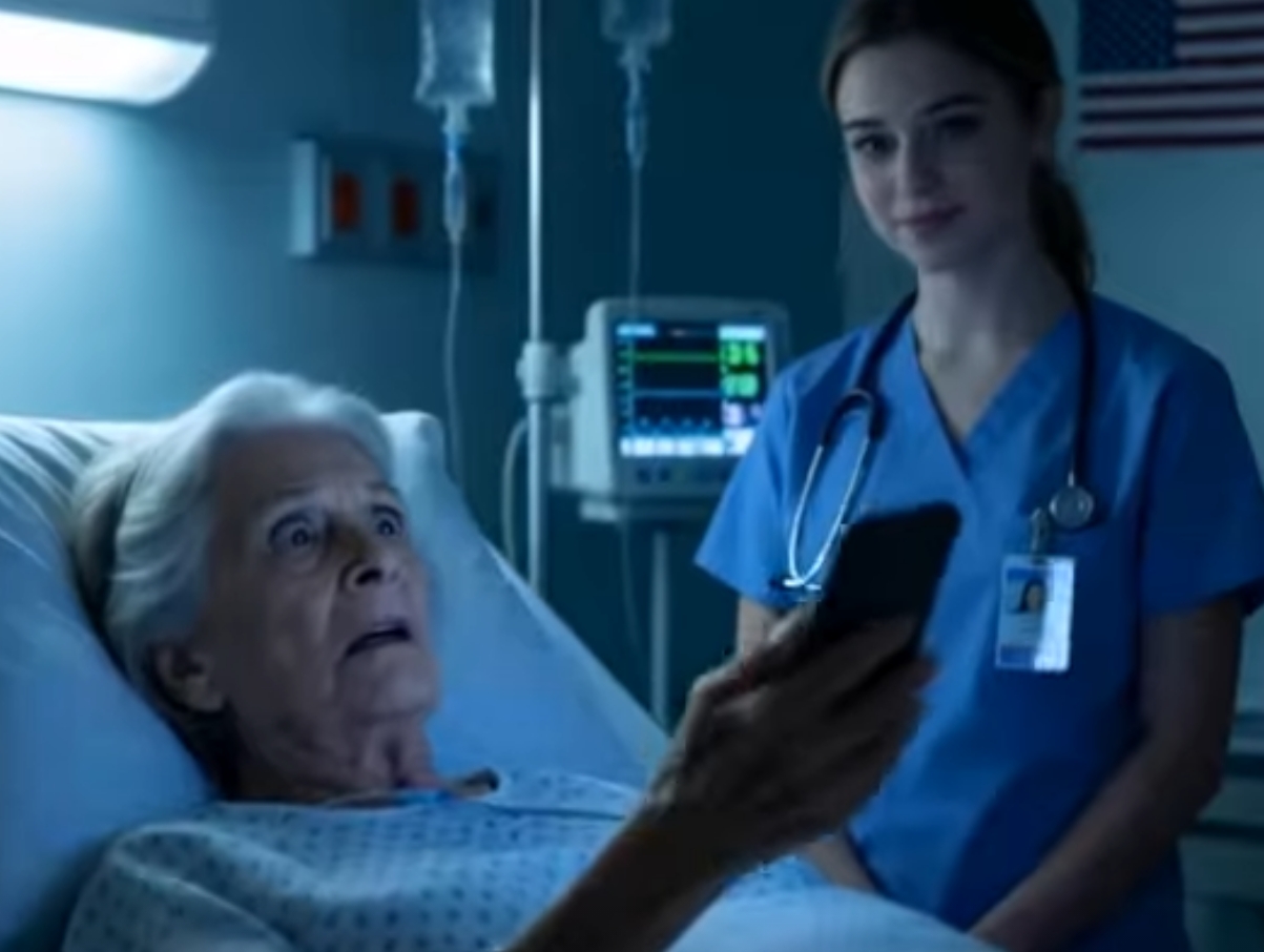 Jag fördes snabbt till sjukhuset. Läkarna ringde mina barn, men de sa, “Vi kan inte, min fru har fest.” Även när de fick veta, “Det här kan vara hennes sista chans,” dök de inte upp. En vecka senare kom de, men min säng var tom, bara en lapp. När de läste den blev deras ansikten bleka.