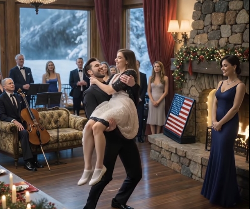 Han hittade sin hushållerska huttrande i snön under julmiddagen – och den mäktigaste mannen i rummet blev helt tyst när han insåg vem som hade skickat ut henne…