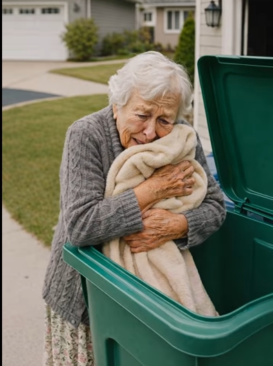 Av en slump såg jag hur min svärdotter kastade bort en babyfilt som jag själv hade stickat till mitt barnbarn. Reflexmässigt drog jag ut den ur sopcontainern – och i samma stund kände jag att något hårt var gömt inuti tyget.