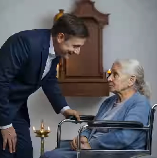 En miljonär besökte ett äldreboende för att skänka en donation, men blev förvånad när han fick syn på sin mamma, som hade varit försvunnen i fyrtio år – och det hon berättade fick honom att brista ut i tårar.