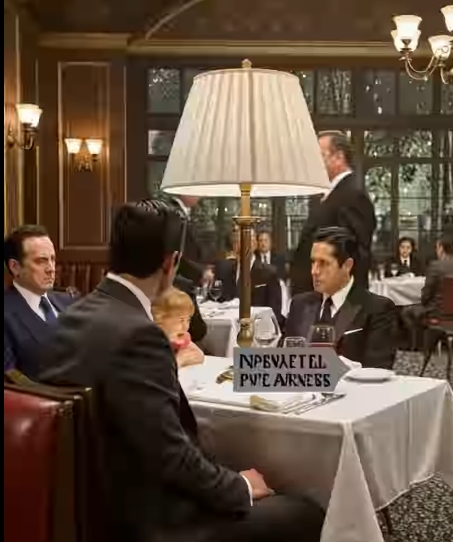 Una bambina corse dritta dal boss mafioso, singhiozzando: Ciò che il boss fece dopo… fece tacere l’intero ristorante.