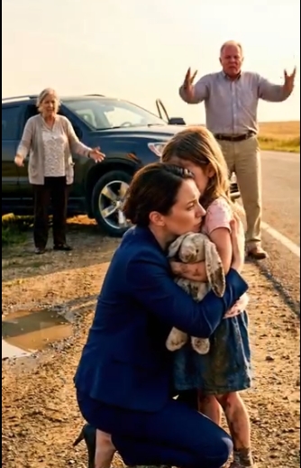Mina föräldrar var besatta av tanken på en “perfekt” semester. När min sexåriga dotter blev åksjuk på motorvägen föll deras fasad. Min mamma slog henne och tryckte en plastpåse i hennes hand medan hon skrek: “Förstör inte mina lädersäten, lilla gris!” Jag försökte ingripa, men hon knuffade bort mig. Sedan svängde min pappa in på vägkanten och slängde ut oss i regnet. “Gå hem. Ni är inte min familj längre.” De hade helt glömt vem som faktiskt betalat resan. Jag avbokade allt och tog en taxi. En timme senare slutade inte telefonen ringa.