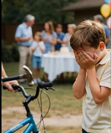 Min pappa slog sönder min sons födelsedagscykel för att ”lära honom en läxa”. Min mamma stöttade honom. De vägrade att be om ursäkt till min son. Jag gick till min bil, tog ett basebollträ, och det jag gjorde sedan fick mina föräldrar att skrika i panik. Ett år senare dök de upp med en helt ny cykel som ursäkt. Men mitt svar gjorde dem helt chockade.