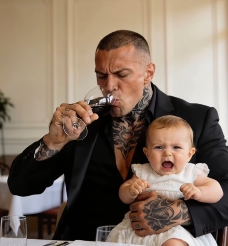 Maffiabossen hade aldrig hört sin dotter yttra ett enda ord… tills han såg henne peka på servitrisen och viska: ”Mamma.”