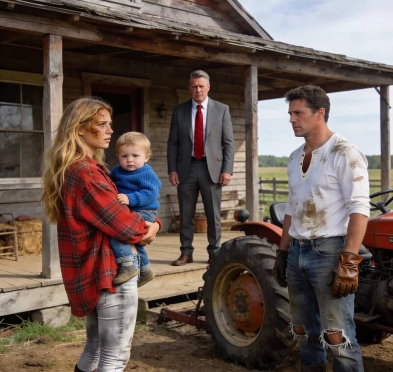 Han tvingade sin dotter att gifta sig med en traktorförare på landsbygden för att lära henne en läxa. Men när han återvände en månad senare insåg han att hon var.