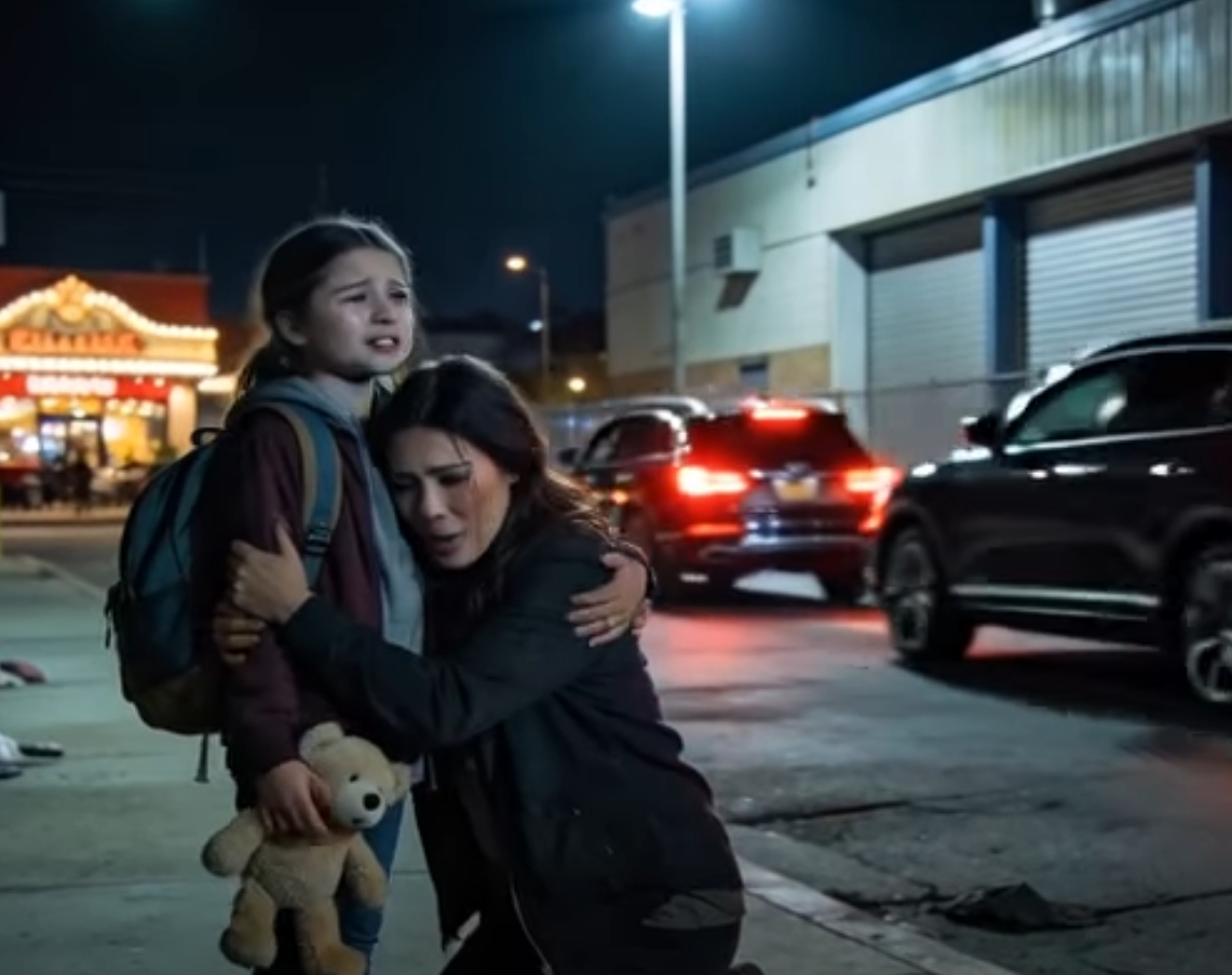 På min mammas födelsedag övergav min familj min 12-åriga dotter på ett härbärge för hemlösa… bara för att de sa, “Det finns inte plats för henne längre.” Sedan körde de till en fin restaurang för att fira med min systers familj. Jag skrek inte. Jag bad inte. Jag agerade dit. Och redan nästa dag… Deras liv började falla isär.