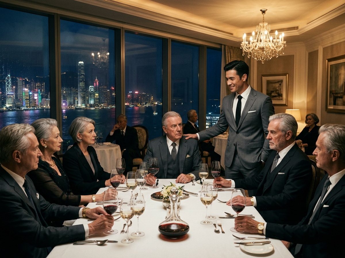 My son laughed so naturally as he introduced me to his investors as nothing more than the dad who fixes things around the house, and everyone at the table smiled politely right along with him—until a woman suddenly stared at me, said my name exactly, and the atmosphere in that private room high above the city changed completely